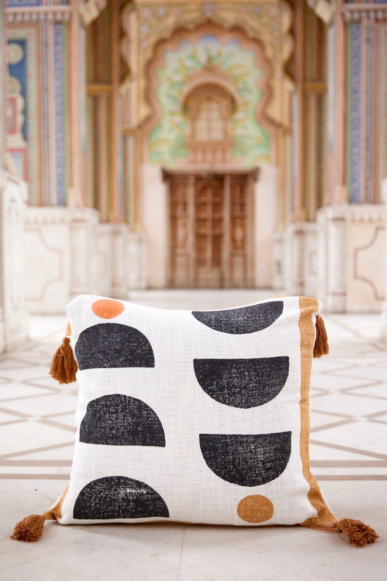 Handmade Queen Quilt: Reversible Cotton Bedspread with Kantha Stitching