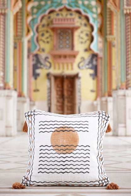 Hand Block Print King Size Quilt: Modern Bohemian Comforter