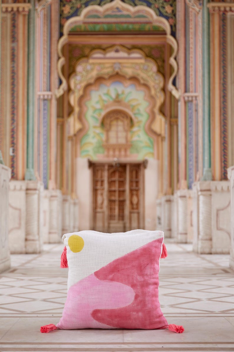 Hand-Block Printed Kantha Quilt: Reversible Cotton Bedding Set